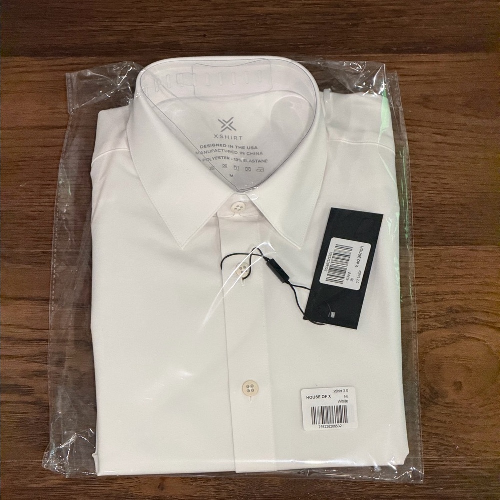 White X-Shirt Size Medium